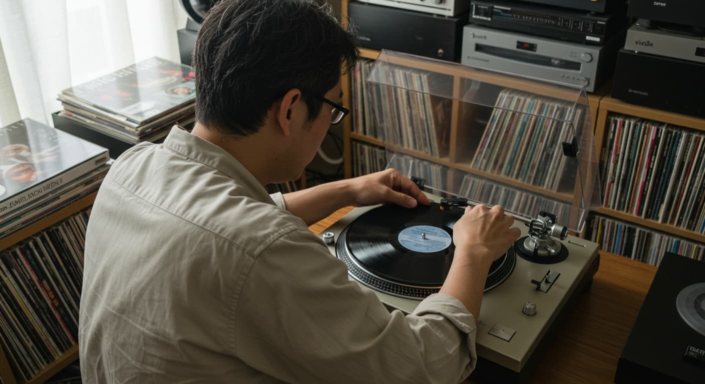 プロフィール画像：レコードを探すケン